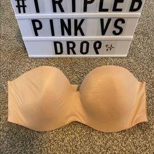 Nude VICTORIAS SECRET Strapless Bra